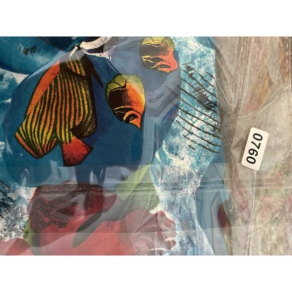 VTG. Under The Sea Crop Top Womens Size In The Eye Cape Hatteras Cotton Tank Y2K - Picture 7 of 7